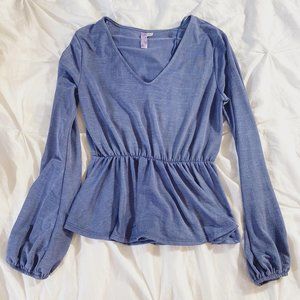 Cinched Long Sleeve Shirt